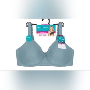 Vanity Fair Light Blue Wireless Comfort Bra